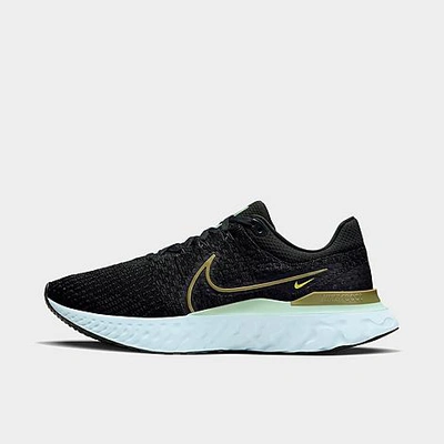 Nike Men's React Infinity 3 Running Shoes In Night Forest/glacier Blue/enamel Green/pilgrim