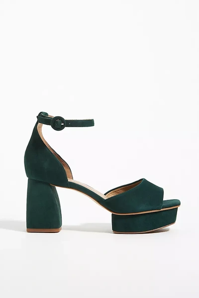 Bernardo Raleigh Heels In Green