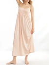 Hanro Juliet Knit Gown In Powder Pink