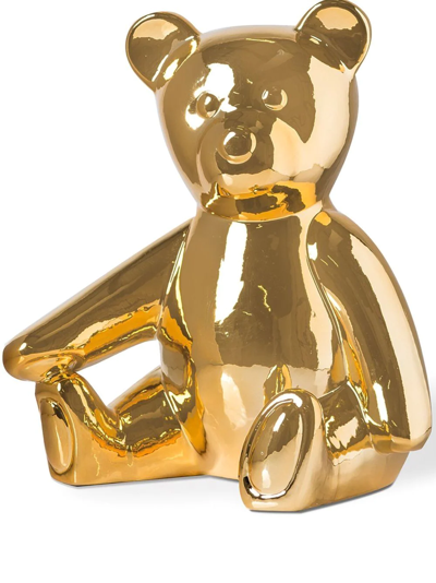 Polspotten Teddy Porcelain Moneybox In Gold