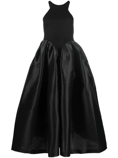 Marques' Almeida Sleeveless Midi Dress In Black