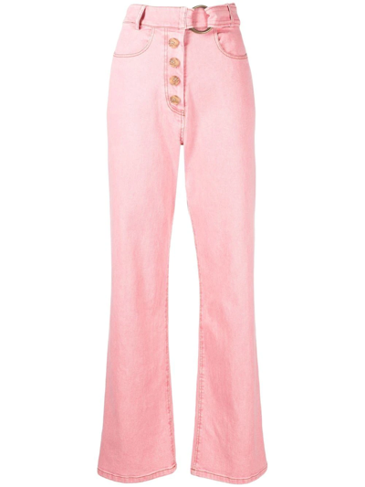 Rejina Pyo Emily Belted-waist Jeans In Rosa