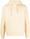 Sandro Embroidered-logo Rib-trimmed Hoodie In Ecru