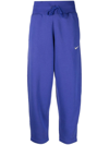 Nike Women's  Sportswear Phoenix Fleece High-waisted Jogger Pants In Lapis/sail