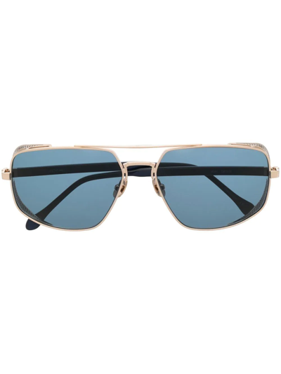 Matsuda Square-frame Tinted Sunglasses In Blau