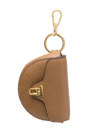Coccinelle Coin-purse Keyring In Braun