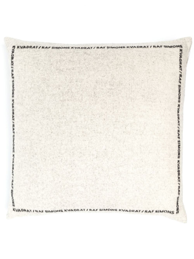 Kvadrat X Raf Simons Wool Cushion In Nude