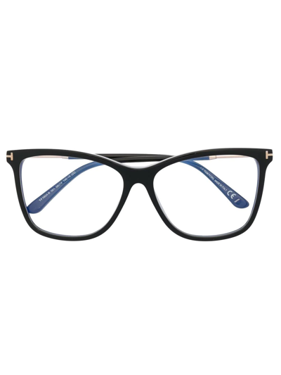Tom Ford Wayfarer-frame Optical Glasses In Schwarz