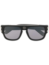 Philipp Plein Eyewear Square-frame Sunglasses In Black