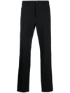 THEORY COTTON STRAIGHT-LEG TROUSERS