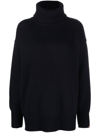 Extreme Cashmere No.20 Roll-neck Stretch-cashmere Sweater In Blau