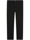 GUCCI MID-RISE STRAIGHT-LEG JEANS