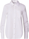 Equipment Quinne Embroidered Cotton Shirt In White