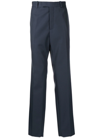 Oamc Straight-leg Tailored Trousers In Blau