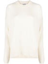Jil Sander Roll-neck Virgin Wool Jumper In Nude
