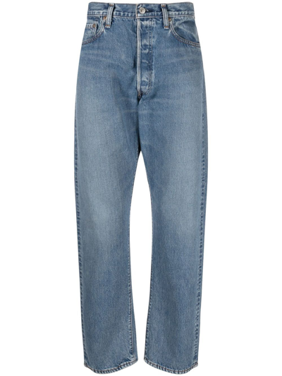 Orslow Straight-leg Mid-rise Jeans In Blau