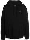 FRED PERRY PATCH-DETAIL LONG-SLEEVE HOODIE