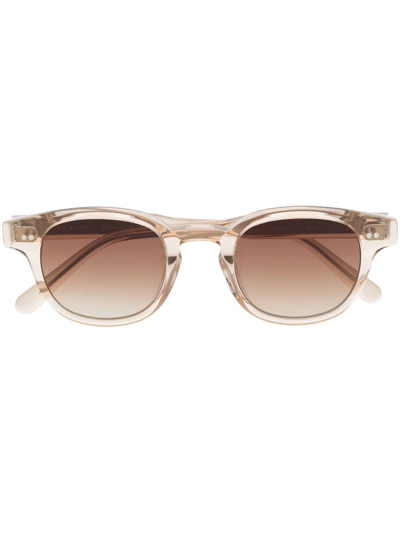 Chimi 01m Round-frame Sunglasses In Nude