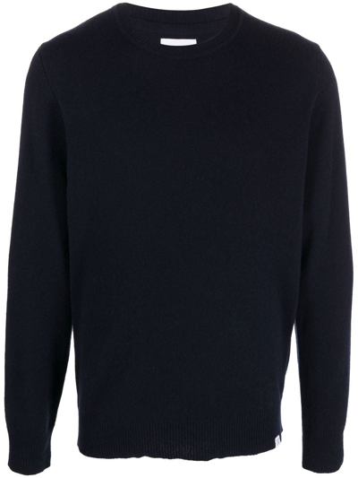 Norse Projects Crew-neck Long-sleeve Jumper In Blau