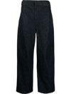 LEMAIRE BELTED WIDE-LEG JEANS