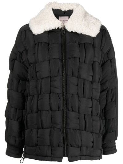Urbancode Padded Zipped Jacket In Black