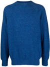 Ymc You Must Create Montand Turtleneck Jumper In Blau