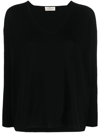 Bruno Manetti Long-sleeve Cashmere Jumper In Schwarz