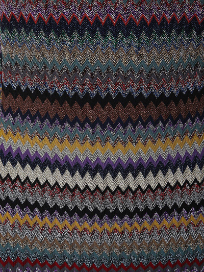 Missoni Strapless Mini Dress In Multicolore