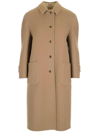 Gucci Double-faced Wool And Silk Coat