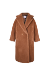 Max Mara Maxmara Teddy Bear Icon Coat Camel In Cammello