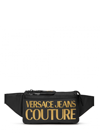 VERSACE JEANS COUTURE LOGO PRINTED ZIPPED BELT BAG