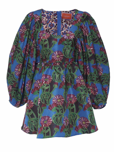 La Doublej La Double J Woman Mini Dress Blue Size S Polyester