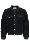 Alyx X Blackmeans Shred-detail Denim Jacket In Black