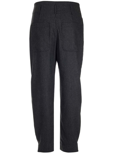 Brunello Cucinelli High-waisted Cropped Pants
