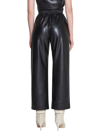 Nanushka Elasticated Waistband Straight-leg Trousers In Black