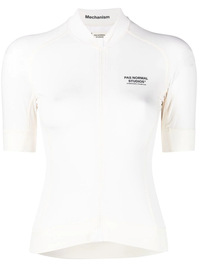 Pas Normal Studios White Mechanism Cycling Jersey