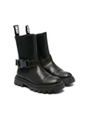 DKNY BUCKLED ANKLE BOOTS