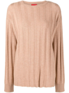 CASHMERE IN LOVE MILLIE RIBBED-KNIT JUMPER