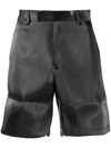 HELIOT EMIL LIQUID METAL BERMUDA SHORTS