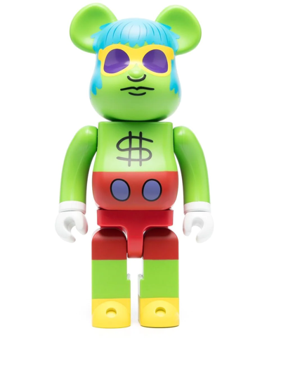 Medicom Toy X Keith Haring Bearbrick Figure In Green