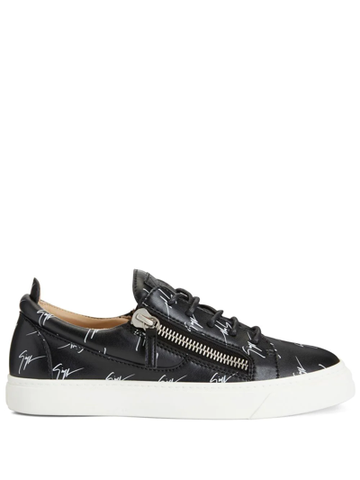 Giuseppe Zanotti Nicki Low-top Sneakers In Black