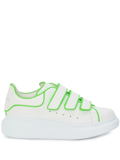 Alexander Mcqueen Oversized Triple-strap Sneakers In White