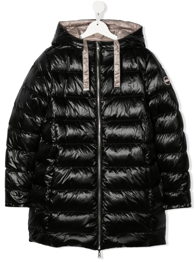 Colmar Teen Feather-down Padded Puffer Jacket In Black