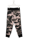 Neil Barrett Teen Camouflage-print Cotton Trousers In Neutrals