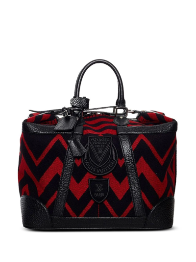Pre-owned Louis Vuitton 2006  Grimaud Vail Blanket Handbag In Red