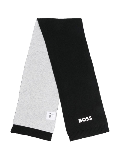 Bosswear Babies' Logo印花围巾 In Black