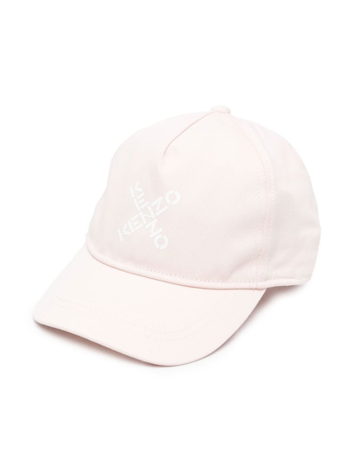 Kenzo Logo-print Baseball Cap In Pink