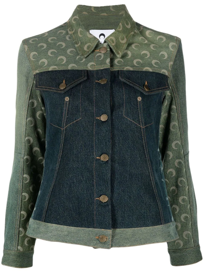 MARINE SERRE DENIM SLIM-FIT JACKET