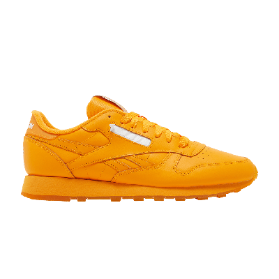 Pre-owned Reebok Popsicle X Classic Leather 'semi Fire Spark' In Orange