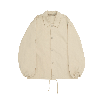 Pre-owned Essentials Fear Of God  1977 Coaches Jacket 'wheat' In Tan